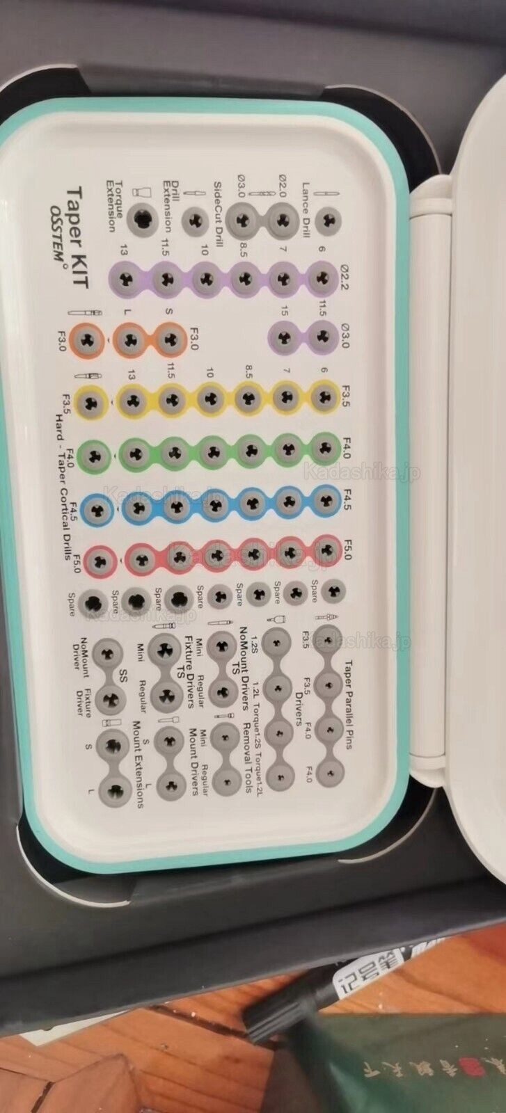 Osstem Hiossen テーパー サージカル キット トルク レンチ付き(TSⅢ/Ⅳ SSⅢ USⅢ/Ⅳに使用)